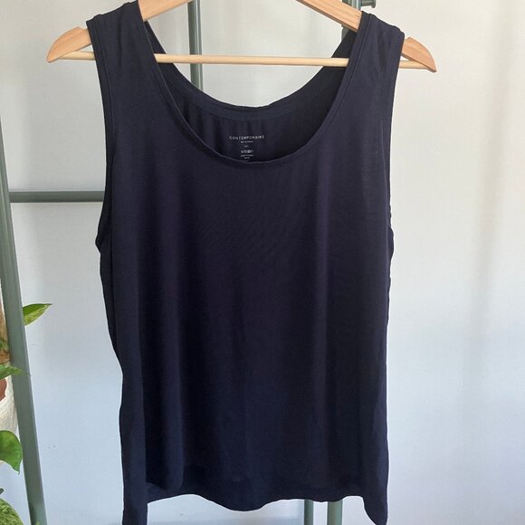NWOT supersoft tank in Navy Blue (Simons - Contemporaine) - Picture 1 of 5